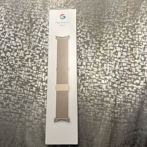 Google pixel watch 2 band - metal mesh band champagne gold